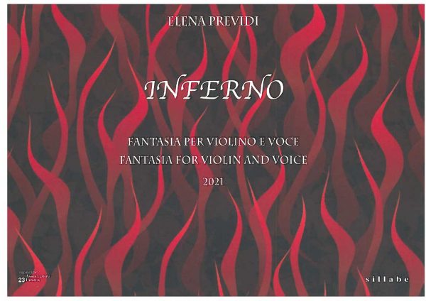 PREVIDI Elena, Inferno. Fantasia per violino e voce.