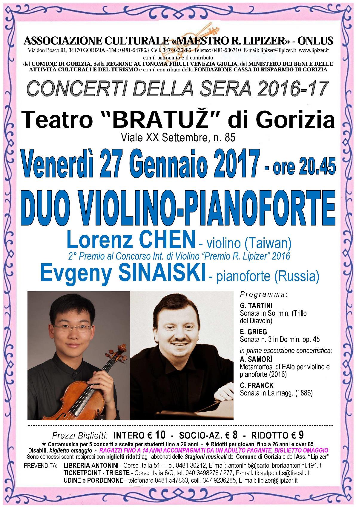 Duo violino e pianoforte