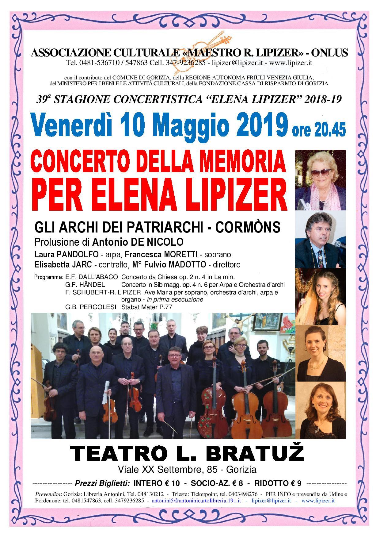 Concerto per Elena Lipizer